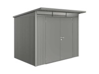 Biohort Metall-Gerätehaus AvantGarde A5 Quarzgrau-Metallic 257 x 177 cm