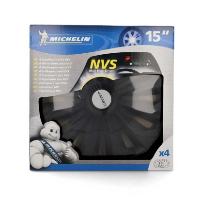 Michelin Radzierblenden NVS04 Schwarz 15" / 4 Stk.