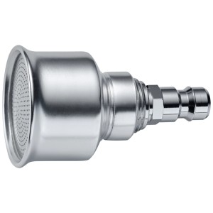 Tête d'arroseur Neomatic Pro en aluminium, 9 cm, avec raccord pour tuyaux d'arrosage.