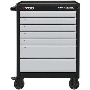 Kraftwerk Servante d'atelier LT700 avec 7 tiroirs et assortiment d'outils de 337 pièces.