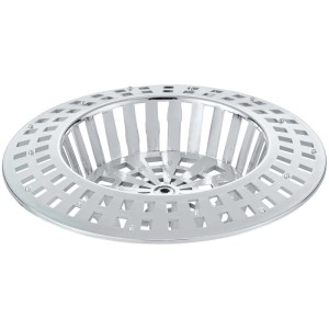 Filtre de vidange Diaqua grand chromé, protège contre la contamination de la vidange.