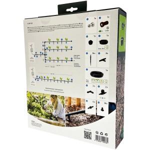 Geka Drip Set per orti/aiuole (Ø 6 mm): Sistema di irrigazione con accessori.