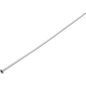 Tube en cuivre chromé, Ø 8 mm x 500 mm, pour installations sanitaires.