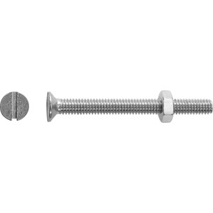 Gewindeschraube M4 x 30 mm Schlitz Edelstahl 8 Stk.