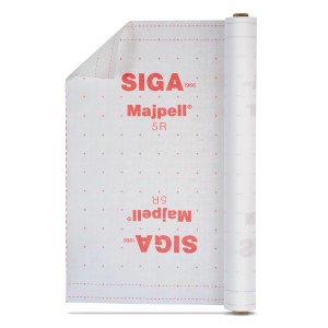 Rotolo di freno al vapore Siga Majpell 5 R, 1,5 m x 50 m, per accessori isolanti.