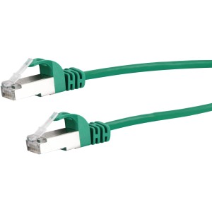 Cavo di rete LAN Schwaiger verde, 0,5 m, CAT 6 per trasferimento dati veloce.