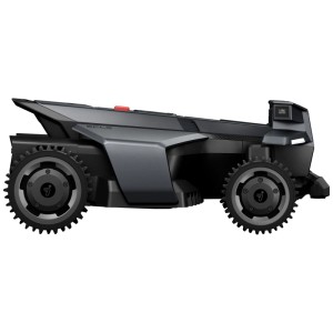 Robot tondeuse Navimow X450E AWD, adapté aux surfaces jusqu'à 5000 m², avec transmission intégrale et détection d'obstacles.