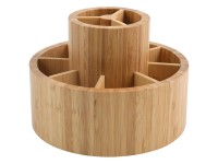 MSV Kosmetik-Organizer Isalys Bambus 360° drehbar 3 + 8 Fächer MSV Kosmetik-Organizer Isalys Bambus 360° drehbar 3 + 8 Fächer
