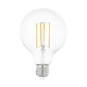Lampadina LED Eglo E27 a globo, 8W, bianco caldo, non dimmerabile.