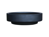 Pflanzschale Fiberstone Anthrazit rund Ø 30 cm / Höhe 8 cm