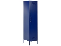 Beliani Armadio ufficio Frome metallo Blu marino (HxLxP) 185 x 38 x 50 cm