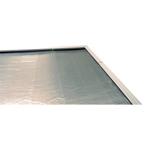 Feutre de toiture autocollant Weka, rouleau de 5 m², sur toit d'abri de jardin
