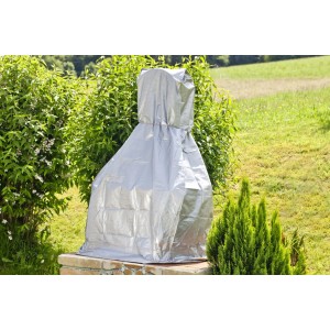 Copertura camino Windhager grigia 145G/M2 protegge il camino dalle intemperie.