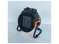 Heizlüfter tragbar Keramik Schwarz Orange (HxBxT) 48 x 38 x 25 cm / 2 kW