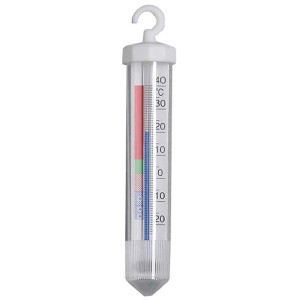 Termometro per frigorifero Möller Therm, 12 cm, bianco-trasparente con gancio.