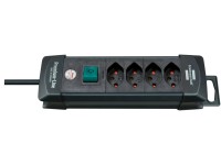 Premium-Line Multipresa H05VV-F 3G 1,5 4 x Nero / 1,8 m