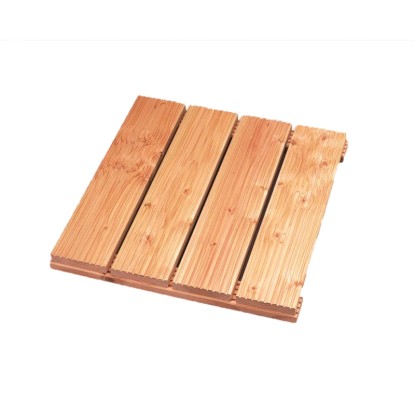 Holzfliese Douglasie Natur 50 x 50 cm