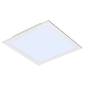 Panneau LED carré dimmable Piatto Weiss, 18W, avec télécommande pour le réglage de la température de couleur.