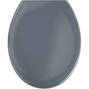 Wenko Sedile WC Ottana grigio scuro con chiusura ammortizzata. Sedile WC Premium in Duroplast.