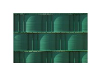 Sichtschutzstreifen-Set Kunststoff Grün 9,5 x 200 cm / 2-tlg.