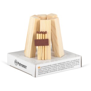 Petromax Fire Kit: Accendifuoco con legno e fiammiferi per grill e camino.