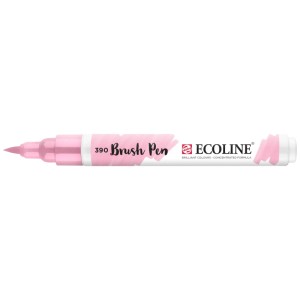 Ecoline Brushpen Pastellrosa, Einzelstift für kreatives Gestalten und Kunstmalerei.