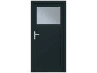 Roro Nebeneingangstür Hamburg Premium Weiss / Anthrazit Links 198 x 98 x 6 cm