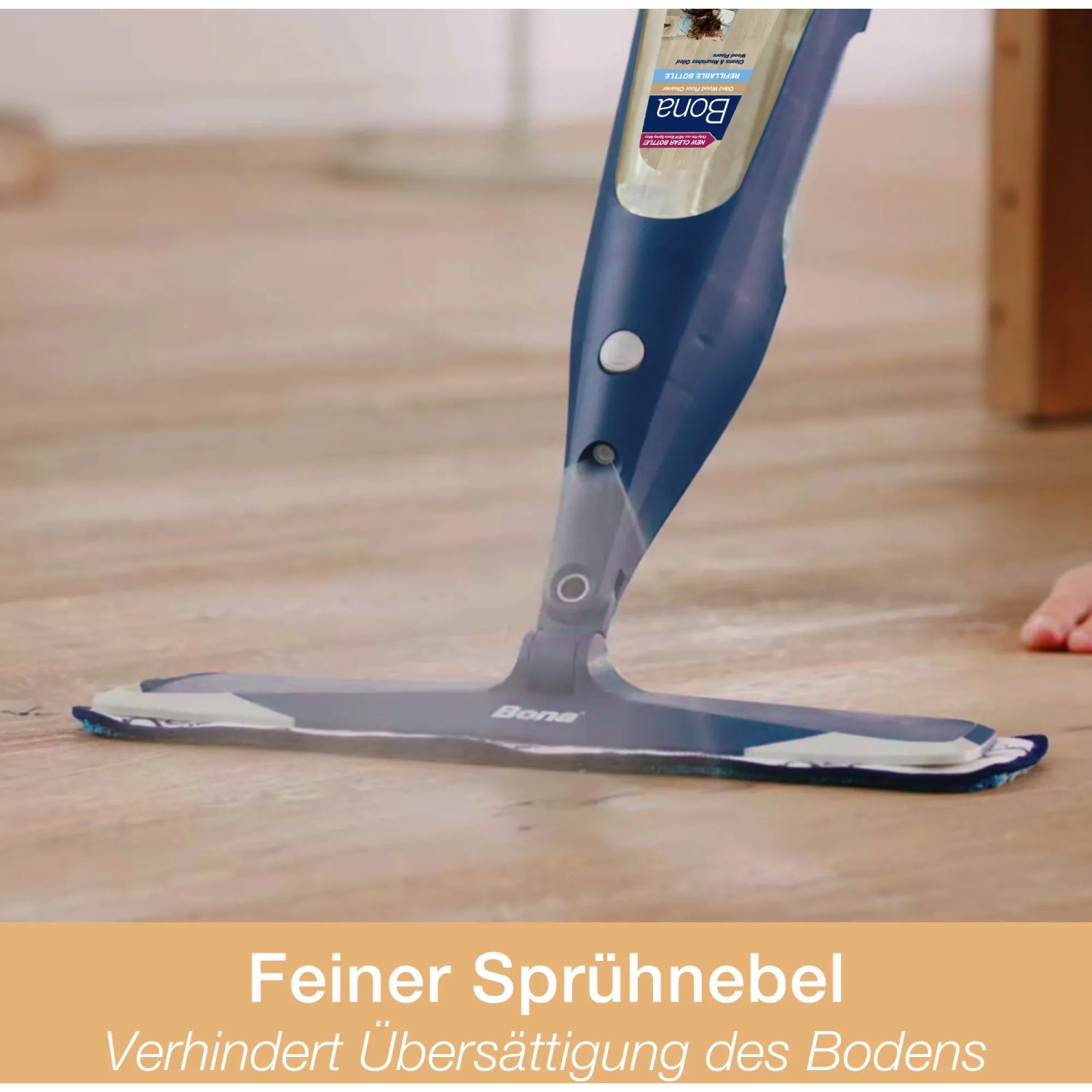 Bona Premium Spray Mop Per Pavimenti In Pietra, Piastrelle E Laminato - Set Completo Con Mocio Spray E 2 Panni In Microfibra (di Cui 1 Extra) - 2
