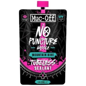 Sigillante tubeless Muc-Off No Puncture Hassle 140 ml per pneumatici bici.