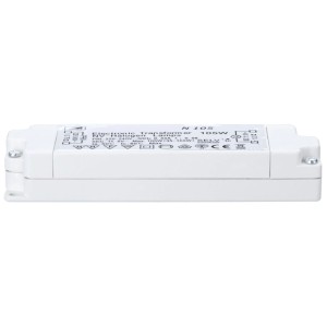 Transformateur électronique Paulmann Tip 105W, transformateur blanc pour installation de lampes.