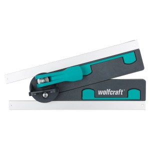 Fausse équerre Wolfcraft pour scies à onglets, pour mesurer les angles.