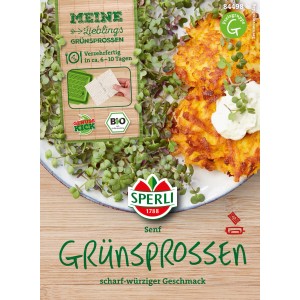 Sperli MicroGreen Garden Bio-Senape Ricariche: Germogli di senape per una facile coltivazione.
