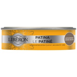 Libéron Patina Bronzo Antico, barattolo da 0,15 l per mobili in legno con effetto cera.