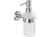 Wenko Seifenspender Bosio zur Wandmontage Silber matt