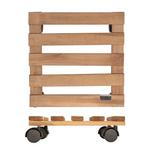 Wagner Multi Roller GH0631 in palissandro con 4 ruote, portata 100 kg.