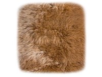Luxor Living Kissen Schaffell Cognac 35 x 35 cm
