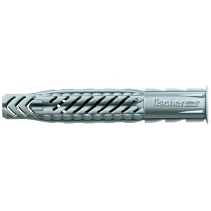 Tassello universale Fischer UX 5x30 R, adatto per materiali da costruzione pieni, forati e a pannello.
