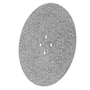 Plaque décorative granit clair pour pied de parasol Easy Move Switch, acier aspect granit.