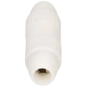 Connecteur de câble d'antenne Schwaiger blanc pour câble coaxial