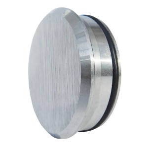 Embout en acier inoxydable V2A pour main courante Ø 40 mm, accessoires pour escaliers et rampes.