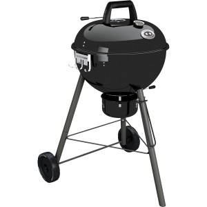 Barbecue à charbon Outdoorchef Chelsea 480 C, Ø 45 cm, noir. Grill compact pour jardin et balcon.
