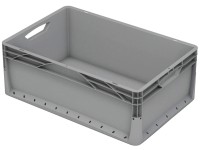 Eurobox-System Box Vollwand Grau (HxBxT) 22 x 40 x 60 cm