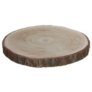 Piatto decorativo in legno Mica Decorations Pia, Ø 30cm, marrone chiaro. Ideale per decorare la tavola.
