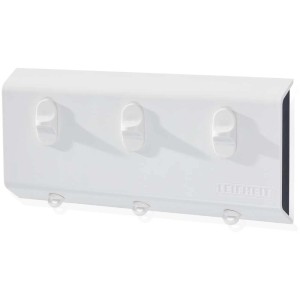 Stendibiancheria da parete Leifheit Rollfix Triple, stendino compatto da parete con riavvolgimento automatico.