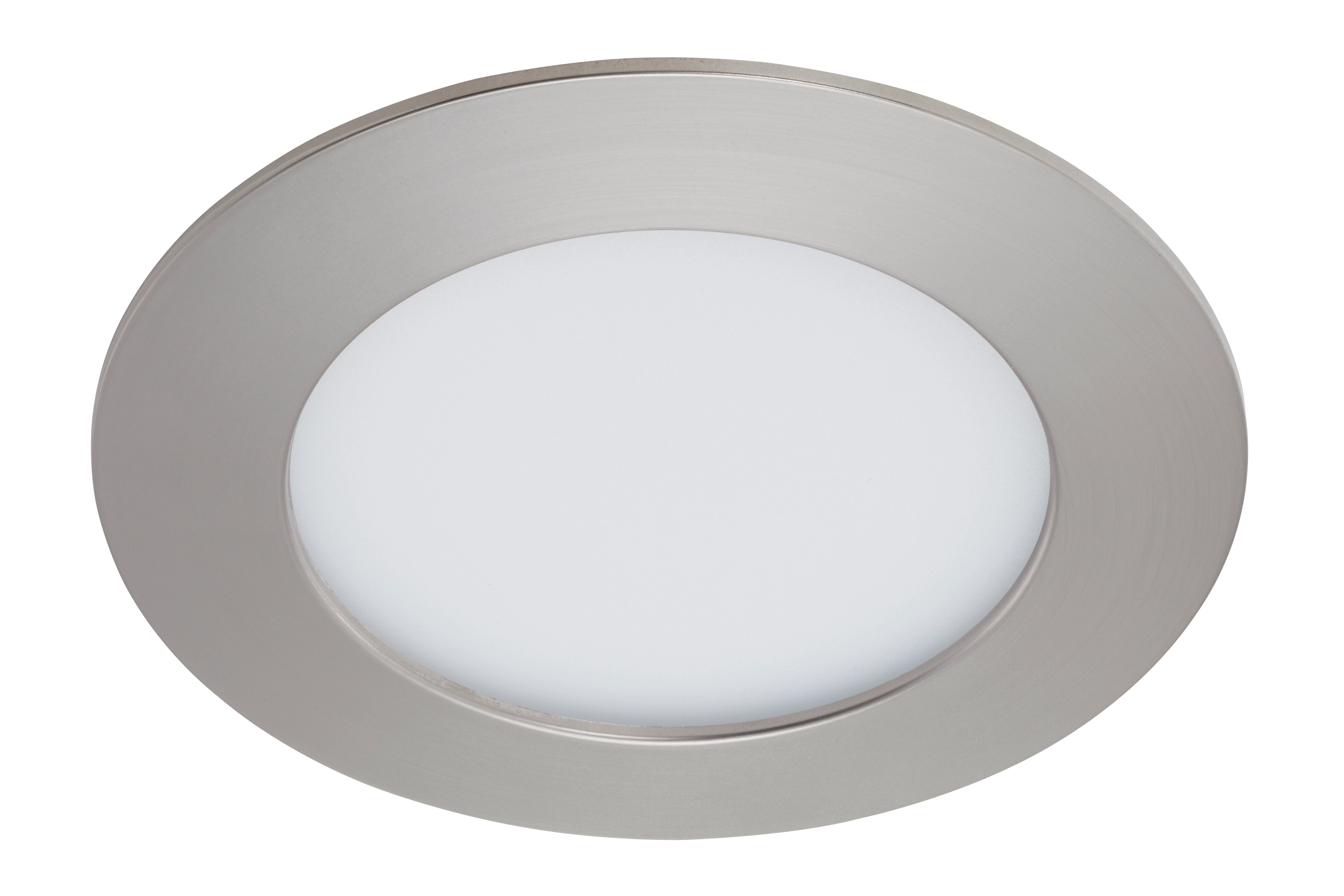 Faretto a incasso LED Nichel opaco 1 scheda LED / 8 W