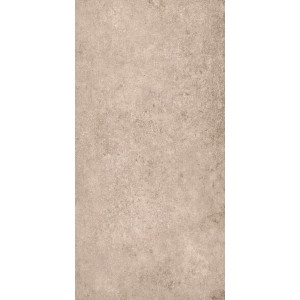Piastrella da pavimento grigia in gres porcellanato, 60x30 cm, finitura opaca, adatta per interni ed esterni.