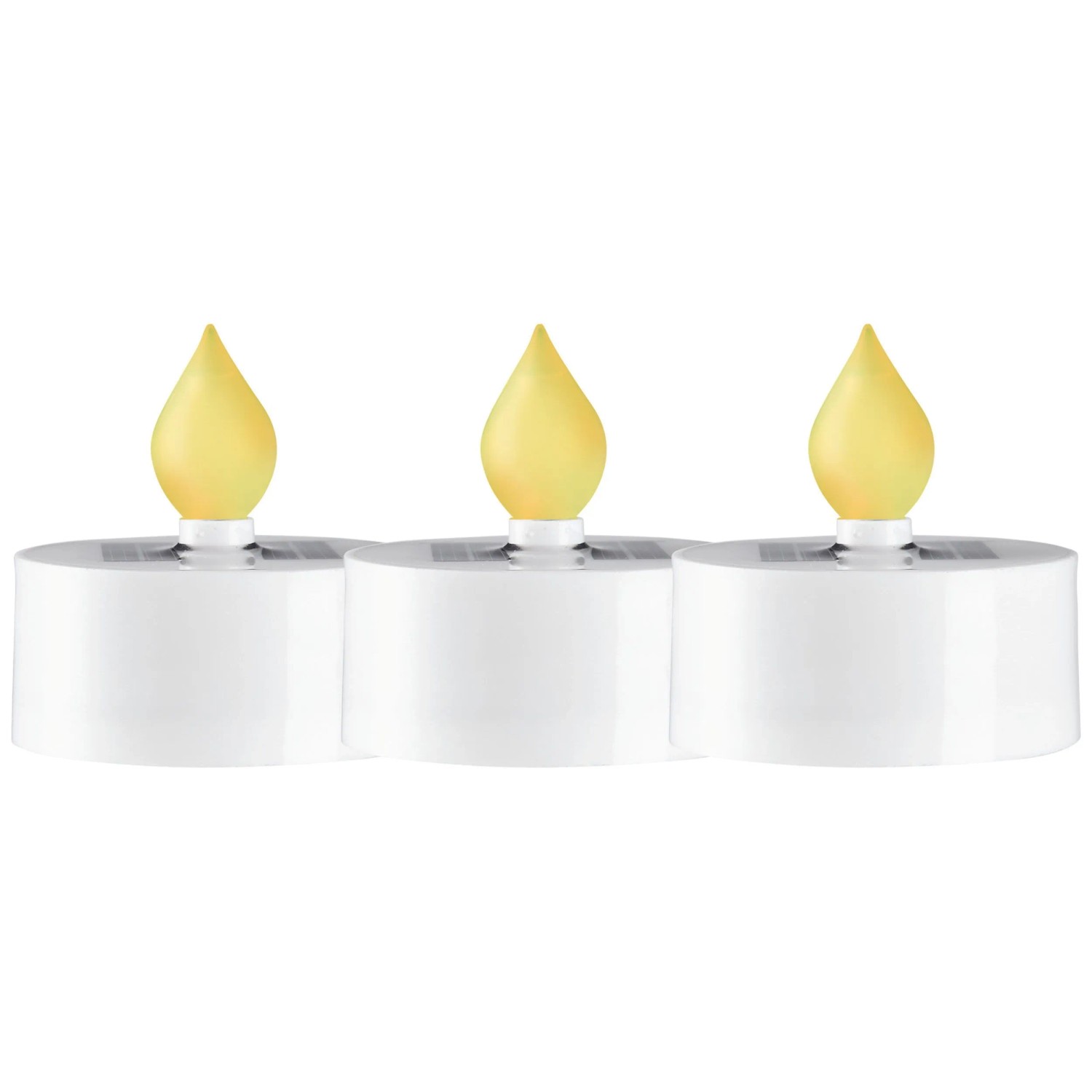 Star Trading LED-Solarkerzen Weiss 0,06 W / 5,5 x 5,5 x 5,5 cm / 3 Stk. kaufen bei OBI