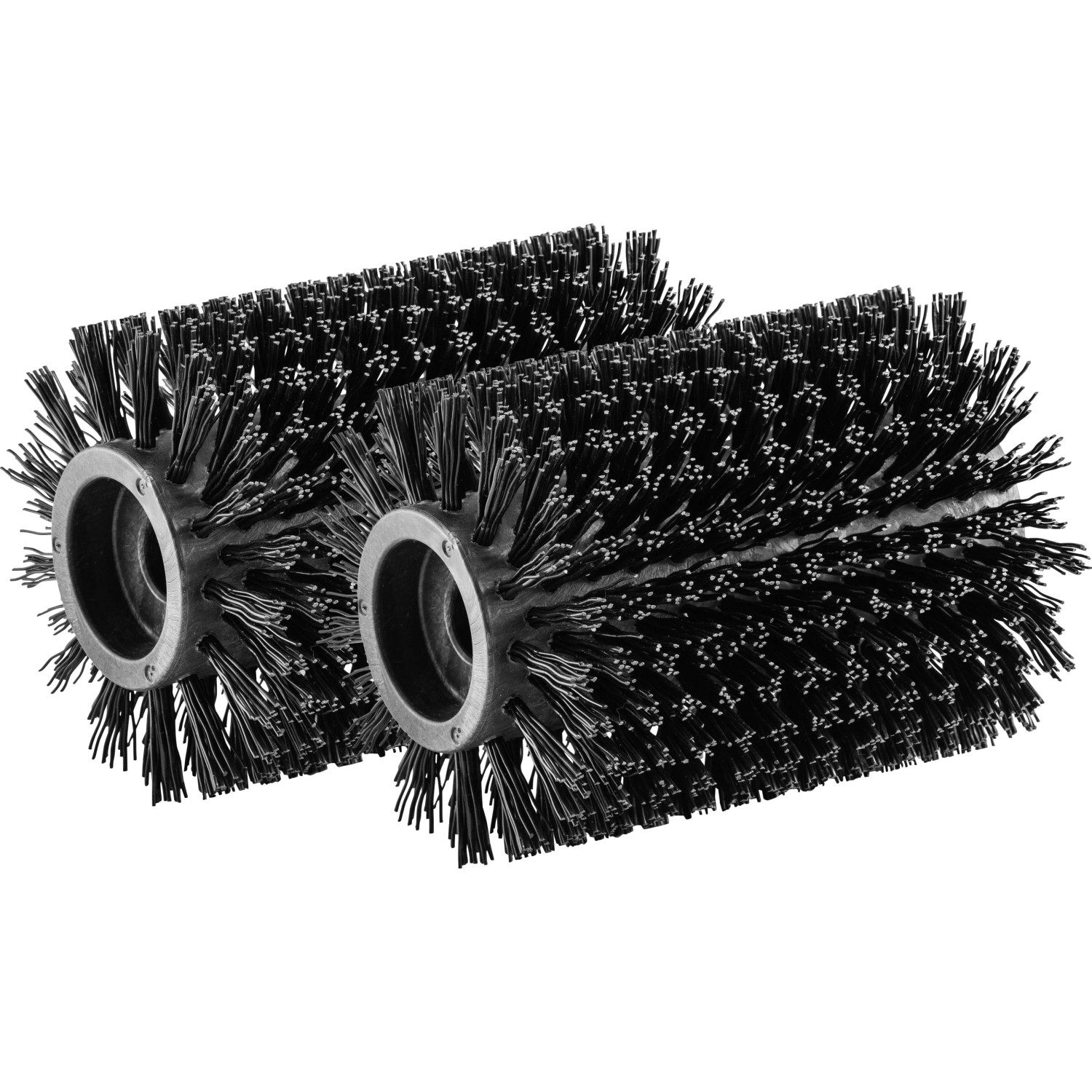 Set 2 Rulli Spazzola In Plastica Per Pulitore PCL 4 – Compatibili Con Superfici In Pietra, Per Terrazze E Balconi, Setole Fitte