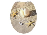 Sanitop-Wingenroth WC-Sitz Dekor High-Gloss Strandperlen