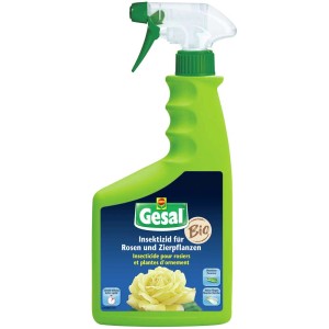 Insetticida Gesal per rose e piante ornamentali, flacone spray da 750 ml.